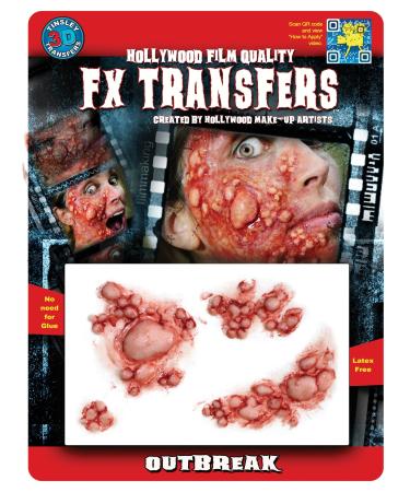 Tinsley Transfers Outbreak One Size Flesh/Multi