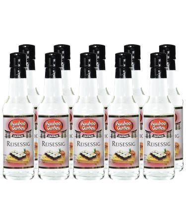 Bamboo Garden Rice Vinegar - Pack of 10 (10 x 140ml) | Premium Quality Versatile Cooking Ingredient - Buy Online on GoSupps.com