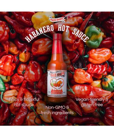 Marie Sharp's Habanero Hot Sauce 10oz - Pack of 2 for Marinades & Dips - Buy Online on GoSupps.com