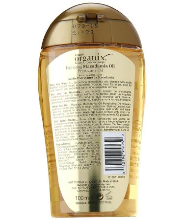 OGX Hydrating Macadamia Oil Penetrating Hair Oil 3.3oz - Buy Online on GoSupps.com
