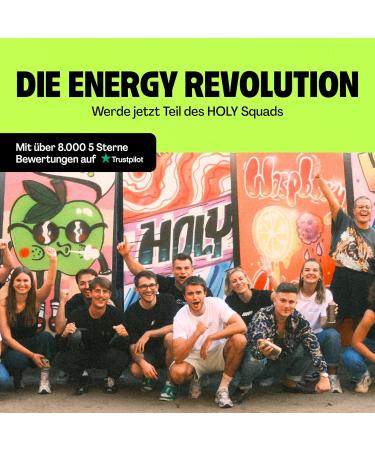 Holy Energy Gaming Booster 'Gorillas Grape' - Vegan Focus Drink with Green Tea & Newcaff | 50 Portions of Natural Grape Flavor - Buy Online on GoSupps.com