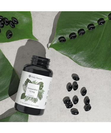 ONLY Nature Astaxanthin 12 mg with Vitamin E - 60 High-Dose Gel Caps No Additives Lab Tested Made in Germany - Buy Internationally - Buy Online on GoSupps.com