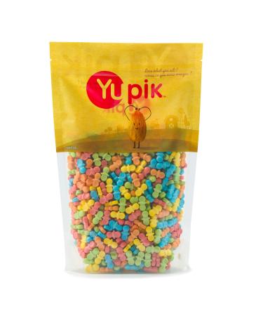 Yupik Baby Pacifier Pressed Candies 1 kg 6 Count Kosher Gluten-Free Multicolored Fruity Flavors Dummy-Shaped Treats Candy Machine Refills Fun & Nostalgic Ideal for Gifting & Halloween