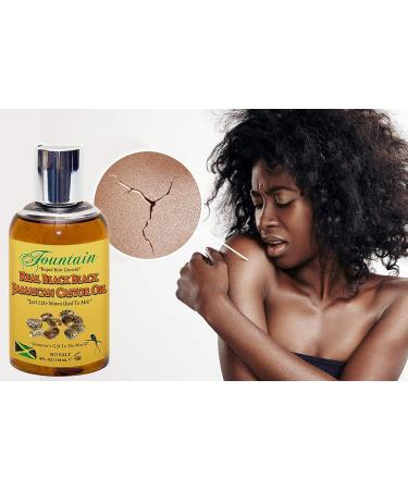 Fountain Real Black Jamaican Castor Oil - 4 Ounces | Premium Natural Hair & Skin Care - Fast International Shipping - Buy Online on GoSupps.com