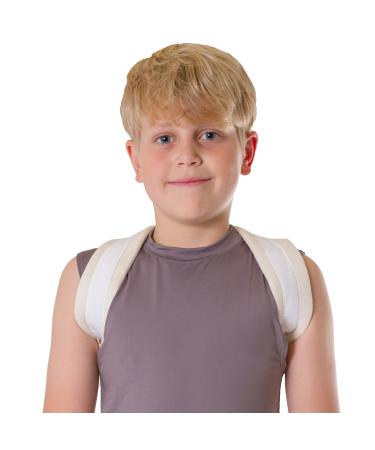 BraceAbility Figure 8 Clavicle Brace & Posture Corrector | Broken Collarbone Sling for Injuries & Fractures and Shoulder Support Strap for Upper Back Straightening (S) Small (Pack of 1) - Buy Online on GoSupps.com