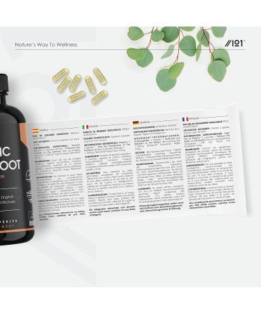 Organic Ginger Root Capsules 1100mg - Non-GMO, Gluten-Free - 90 Vegan Caps - Zingiber Officinale - Buy Online on GoSupps.com
