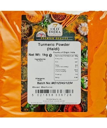 Old India Onion Powder 1 Kg & Turmeric Powder (Haldi) 1 Kg - Buy Online on GoSupps.com