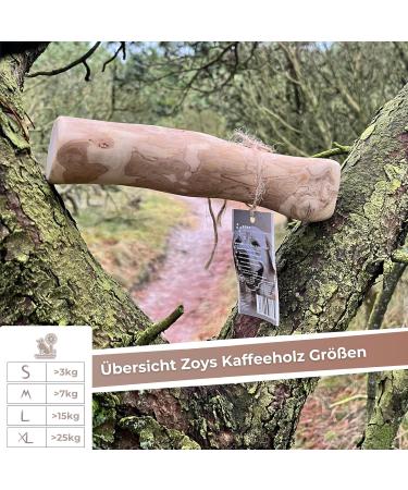 Zoyys Coffee Wood Chewing Bones for Dogs - Advantage Pack (3x Size M 7-15kg) | Natural Dental Health & Sustainable Dog Accessories - Buy Online on GoSupps.com