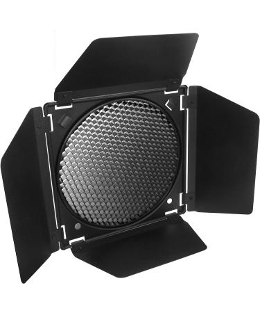 Godox BD-04 Barn Door with Honeycomb Grid & Color Gel Filters for 7 Standard Reflector - Buy Online on GoSupps.com