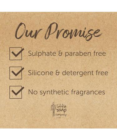 Little Soap Company Organic Lavender & Citrus Soap Bar - Vegan & Cruelty Free | 110g Bar, No SLS or Parabens | Natural & Organic Body & Hand Soap - Buy Online on GoSupps.com