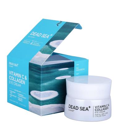 AVANI Dead Sea+ Vitamin C & Collagen Eye Cream | Targets Signs of Aging, Boosts Elasticity, Reduces Wrinkles | 1.7 fl oz - Buy Online on GoSupps.com