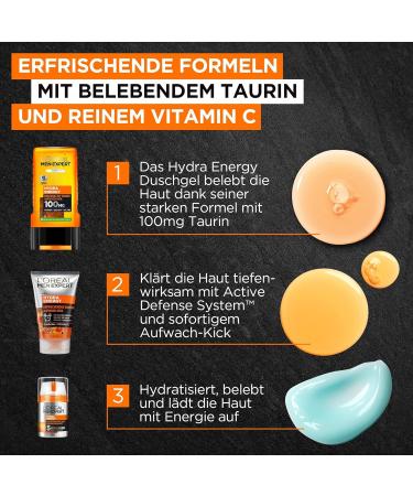 L'Or al Men Expert Gift Set - Energy Box with Washing Gel Face Cream & XL Shower Gel | Hydration & Refreshing Care for Men - Buy Online on GoSupps.com