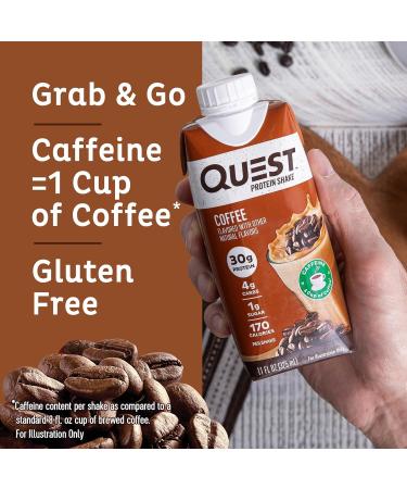 Quest Protein Shake Bundle - Chocolate (Pack of 12) and Coffee (Pack of 12) - Buy Online on GoSupps.com