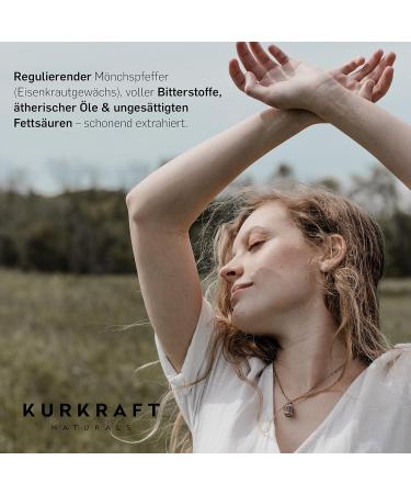 Kurkraft Bio M nchspfeffer Capsules - High Dose Vitex Agnus Castus 240 pcs - Eco-Friendly Small Capsules from Germany - Buy Online on GoSupps.com
