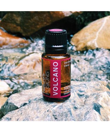 Nature's Fusions Volcano Essential Oil Blend - 100% Pure for Aromatherapy & Topical Use - 0.5 fl oz (15mL) - Buy Online on GoSupps.com