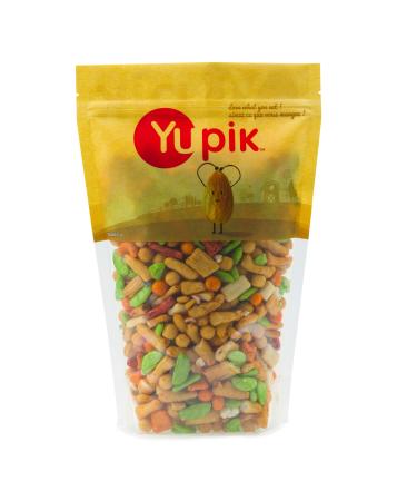 Yupik Beijing Rice Crackers 450 g 6 Count Kosher Cholesterol-Free Crunchy Crisps Colorful Blend Soy Sauce Seasoning Asian-Inspired Snacks Ideal for Parties BBQ Movie Night 1 count (Pack of 6)