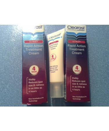 Clearasil Clearasil 2 x Ultra Fast Action Treatment Cream 25ml 4 Hours