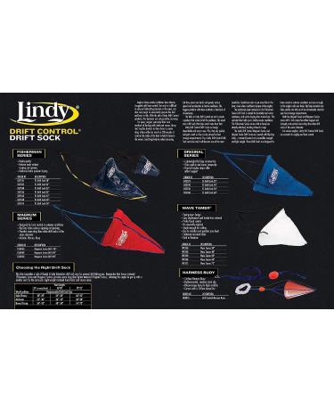 Lindy Drift Control Drift Sock Boat Bag - 42'' Parachute Drift Anchor for Fishing Boat | Fisherman Series - Buy Online on GoSupps.com