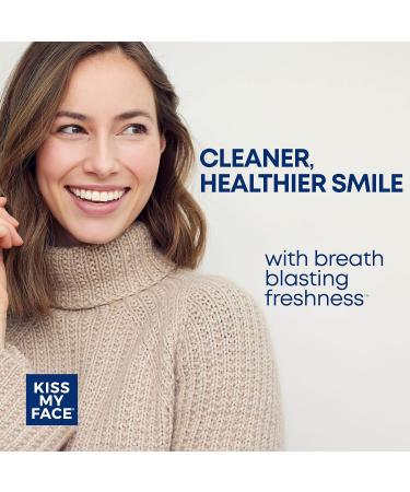 Kiss My Face Triple Action Toothpaste Gel Herbal Mint Flavor Removes Plaque Whitens Teeth Prevents Tartar with Tea Tree Oil and Aloe Fluoride Free Vegan 4.5 oz 3 Pack Triple Action Herbal Mint 3 - Buy Online on GoSupps.com