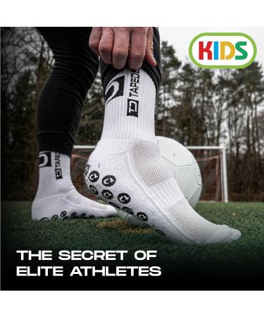 Tapedesign Unisex Allround Kids Socks - One Size White | International Shipping Available - Buy Online on GoSupps.com