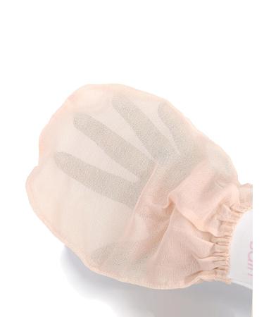 Buy Exfoliating Silk Bath Glove Kese Mitt - Removes Dead Skin & Fake Tan | Turkish Hammam Kese (Pink) - Re-Energize Your Skin - Buy Online on GoSupps.com