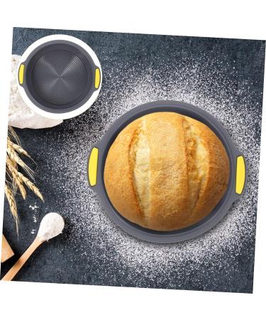 HOMSFOU 5pcs Silicone Cake Mold Square Silicone Mold molds for Chocolate Bread Mold molde para gelatina Round Baking Pans Cake pan Bakery Bread pan Baking pan Embedded Silica Gel Pudding Grey2x5pcs 29X5CMx5pcs - Buy Online on GoSupps.com