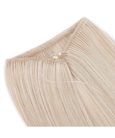 Silk-Co Hair Extensions - Smooth Synthetic with Invisible Cord Dark Blonde Mix 50cm | Seamless Hair Sealing for Women - Buy Online on GoSupps.com