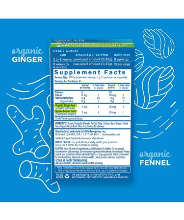 Mommy's Bliss Organic Gripe Water Gel for Infants 0.53 oz | 2 Weeks+ Relief - Buy Online on GoSupps.com