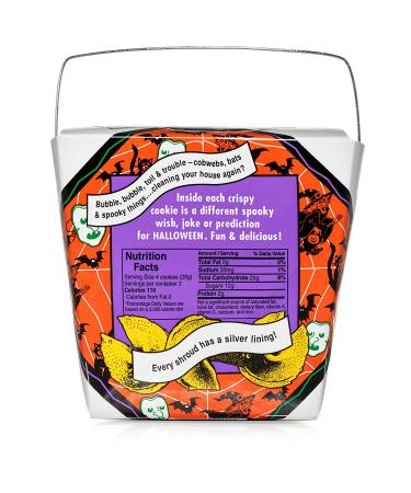 Halloween Fortune Cookies - 8 Individually Wrapped Pieces | Kosher Certified, Fun Party Favor & Corporate Gift - Buy Online on GoSupps.com