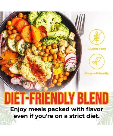 Island Spice Jerk Seasoning 32oz - Authentic Jamaican Pimento Dry Rub - Gluten-Free & Vegan - Ideal for Chicken, Pork, Beef, Seafood, & Vegan Dishes - Buy Online on GoSupps.com