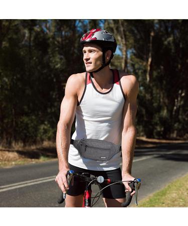 Bawnbag Belt Pocket - 30 cm Elongated Belt for Travel & Sports | Unisex Black Belly Bag for Outdoor Activities - Buy Online on GoSupps.com