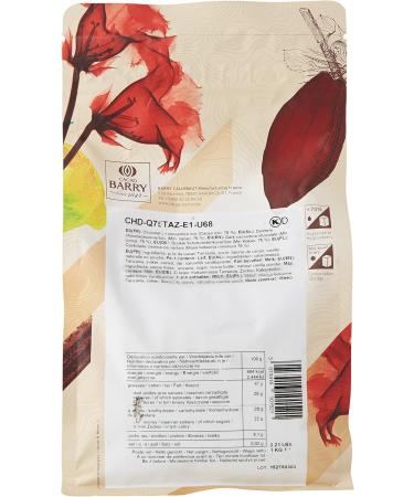 CACAO BARRY 75% Min Cocoa Chocolate Tanzania Pistoles 1 kg - Buy Online on GoSupps.com