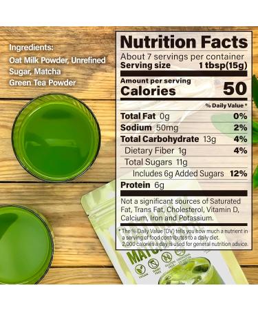 Japanese Oat Milk Matcha Latte Uji Matcha Ceremonial Grade with Oat Milk Instant Latte Mix Dairy-Free 100% Plant Based Vegan Gluten-Free No Refined Sugar Made in Japan 3.5OZ(100g) YAMASAN Oat Milk Matcha Vegan  - Buy Online on GoSupps.com