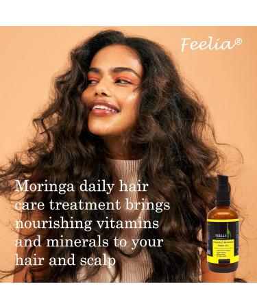 Feelia - Organic Moringa Oil - Cold Pressed Moisturizing Rich in Vitamins & Nutrients High in Vitamin C Great for Skincare 100% Pure & Organic - 100ml - Buy Online on GoSupps.com