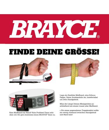 BRAYCE Personalized Baseball Bracelet - Custom Handmade Wristband with Jersey Number (00-99) - Buy Online on GoSupps.com