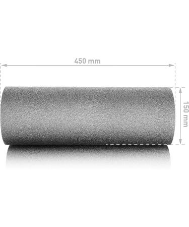 BODYMATE Fascia Roller Standard Medium-Hard - Carbon-Grey 45x15cm | Free E-Book Included | International Shipping - Buy Online on GoSupps.com