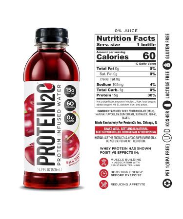 Protein2o Whey Protein Infused Water Variety Pack (16 Count) - Buy Online on GoSupps.com