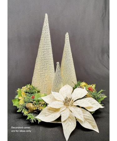 Set of 3 Small Paper Mache Cone Open Bottom 7X3 in. - Craft Supplies - Buy Online on GoSupps.com