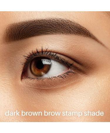 DARK BROWN Avaka Brow Stamp Refill - 1-Step Brow Stamp for Women & Men | Eyebrow Powder for Beard & Hairline - Buy Online on GoSupps.com