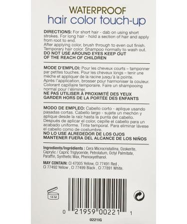 Waterproof Dark Brown Hair Color Touch-Up Pencil - Cover Gray with Ease - Buy Online on GoSupps.com