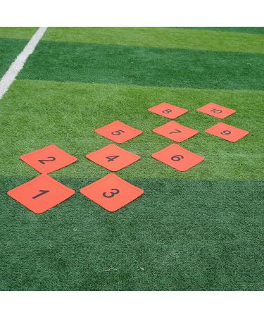 Eco Walker 12 Numbered Football Yard Marker | Hopscotch Square Mat for Baseball Bases - Buy Online on GoSupps.com