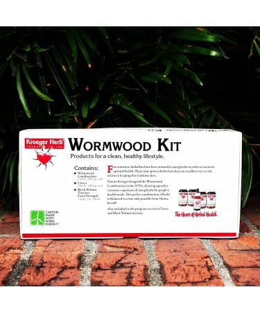 Wormwood Kit 5 Piece Set by Kroeger Herb Co - 5 Count (Pack of 1) - Premium Quality Herbal Remedies - Buy Online on GoSupps.com