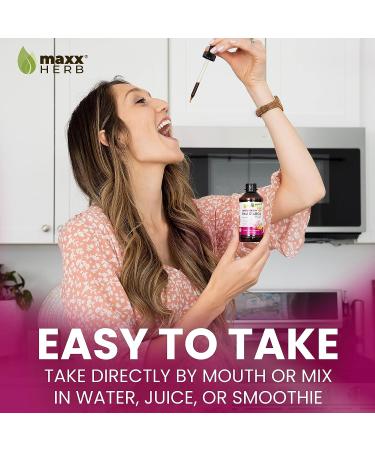 Maxx Herb Pau D'Arco Extract with Dandelion Root & Red Clover - Immune Support Tincture 4 Oz Bottle - Buy Online on GoSupps.com