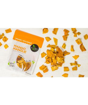 ELAN Organic Mango Slices No Sugar Added Non-GMO Vegan Gluten-Free Kosher 125 g & Organic Sun-Dried Apricots Dried Fruit Non-GMO Vegan Gluten-Free Kosher 200g Mango Slices + Sun-Dried Apricots - Buy Online on GoSupps.com