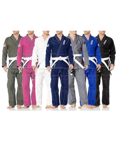 REEVO The Guard X Ultra Light Brazillian Jiu Jitsu Kimono/Uniform BJJ Gi Navy Blue. A2L