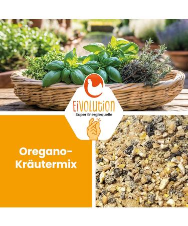 Egg Volution Organic Chicken Food 800g - Premium Laying Flour with Oregano for Hens Quail & Poultry - Healthy & Delicious Single Feed - Buy Online on GoSupps.com