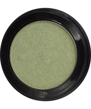 Pure Ziva  Icy Mint Shimmering Olive Green Gold Pressed Powder Single Vegan Eyeshadow  Talc  Paraben & Cruelty Free