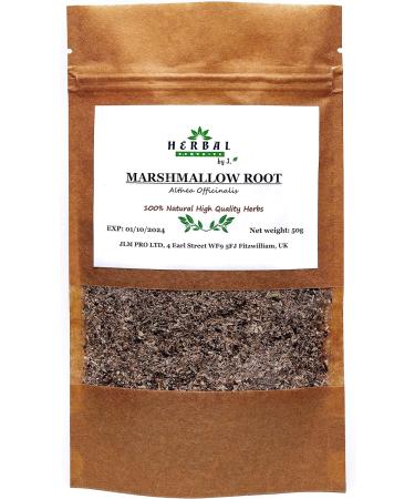 Dried Marshmallow Root Tea 50g - Althea Officinalis L. - Herbal Remedies by J. | Premium Quality Prawoslaz Korzen - Buy Online on GoSupps.com