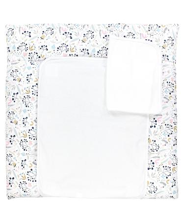 TupTam changing mat including 2 terry cloth covers model MAR02579 colour: rowanberry size: 70 x 70 cm rowanberry 70x70 cm (1 pack)