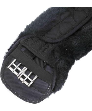 Merauno Lambwolle Konturgurt Saddle Belt | Anatomical Dressage Belt in Merino Wool Slip Resistant Available in Nature Black Brown Anthracite | 85cm 34 Anthracite - Buy Online on GoSupps.com